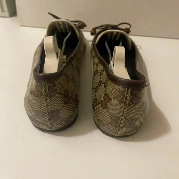 GUCCI GG WOMEN'S BROWN LUXURY LEATHER BAMBOO BIT Tassal no rips or tear. - Picture 8 of 16